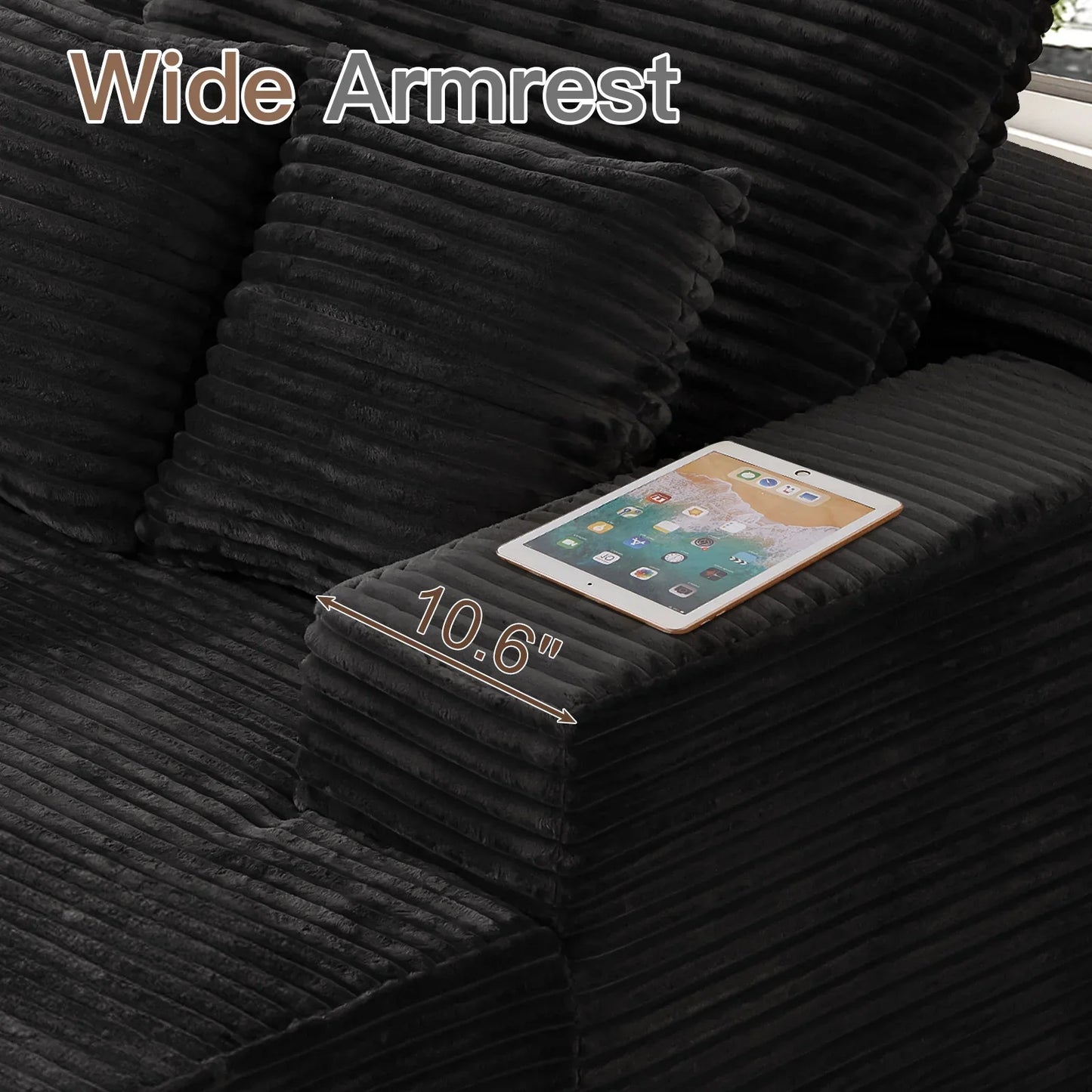 Chaise longue oversize pour intérieur - canapé-lit de sol effet nuage