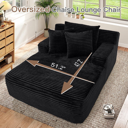 Chaise longue oversize pour intérieur - canapé-lit de sol effet nuage