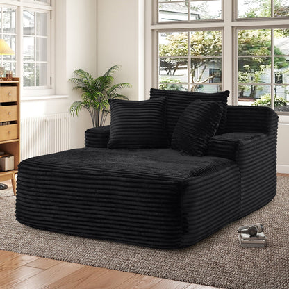 Chaise longue oversize pour intérieur - canapé-lit de sol effet nuage