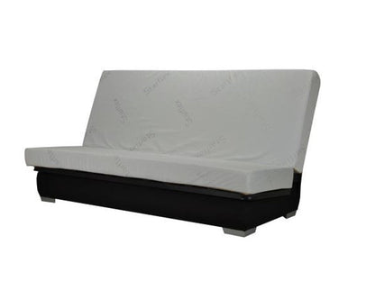 Banquette-lit clic clac couchage Occasionnel LES TENDANCES Déhoussable gris